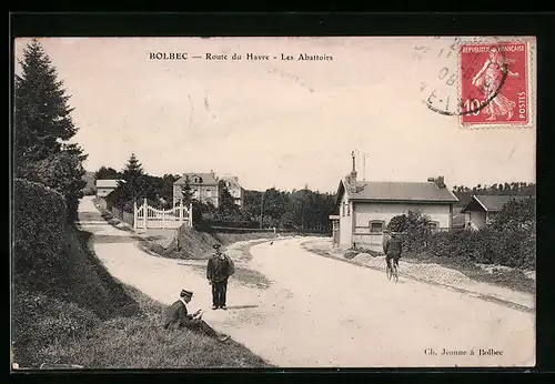 AK Bolbec, Route du Havre, Les Abattoirs
