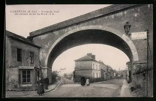 AK Darnétal, Voùte du pont du chemin de fer du nord