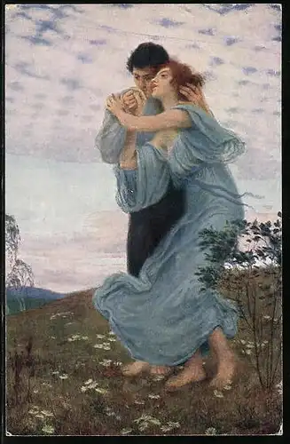 Künstler-AK sign. J. Wachsmann: Der Frühling