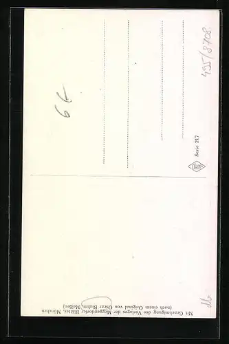 Künstler-AK sign. Oscar Bluhm: Lachende Dame auf einem Sofa liegend