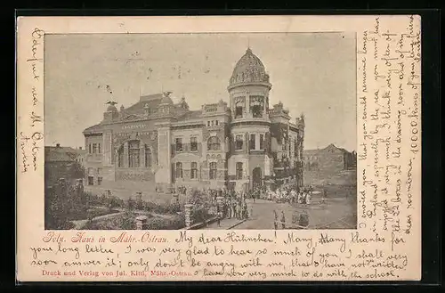 AK Ostrau, Poln. Haus in Mährisch Ostrau