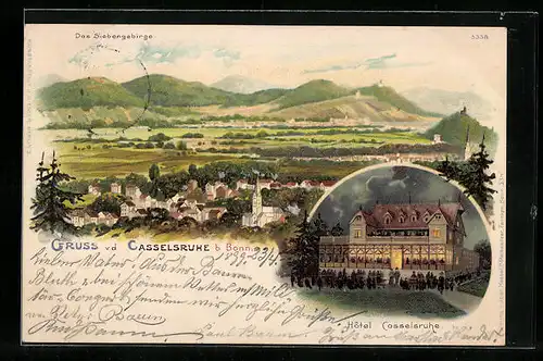 Lithographie Bonn, Hotel Casselsruhe