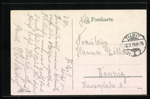 AK Königsberg, Partie am Schlossteich