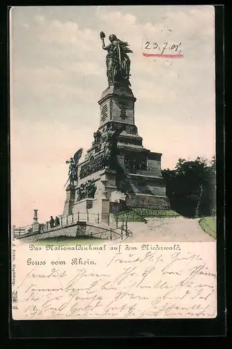 AK Nationaldenkmal auf dem Niederwald