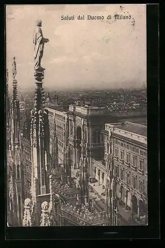 AK Milano, Ausblick vom Dom