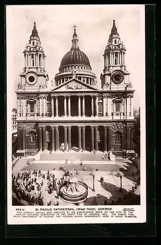 AK London, St. Pauls Cathedral