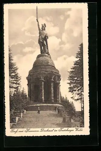 AK Teutoburger Wald, Blick auf das Hermanns-Denkmal