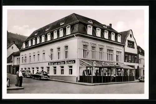 AK Adenau am Nürburgring, Hotel-Restaurant-Café Zum wilden Mann