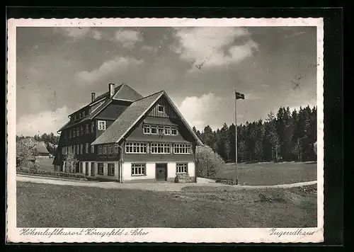 AK Königsfeld / Schw., Blick auf das Jugendhaus