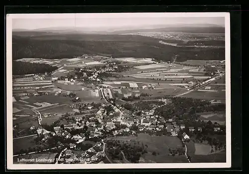 AK Lossburg-Rodt, Ortsansicht des Luftkurtes vom Flugzeug aus