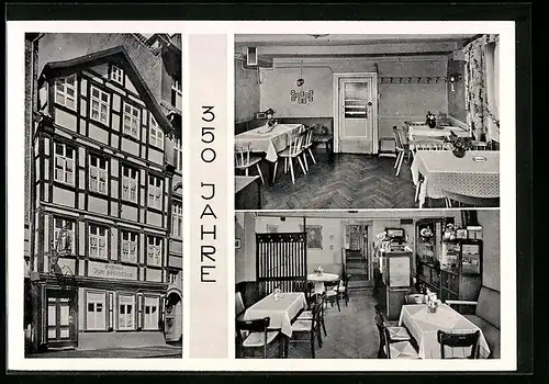 AK Göttingen, Gesamtansicht Gasthaus Zum Altdeutschen, Prinzenstr. 16