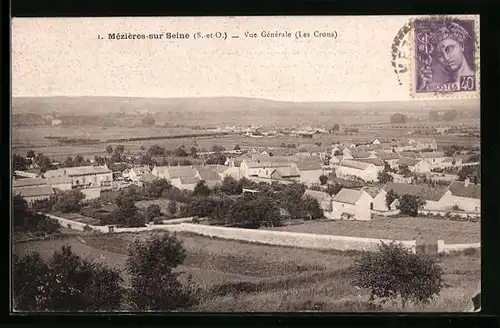 AK Mezieres-sur-Seine, Vue Générale