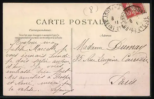 AK Jouy-en-Josas, vue du côteau de Més