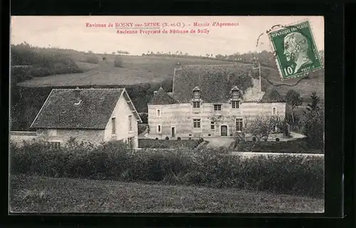 AK Rosny-sur-Seine, Manoir s'Apremont, Ancienne Proriete de Bethune de Sully