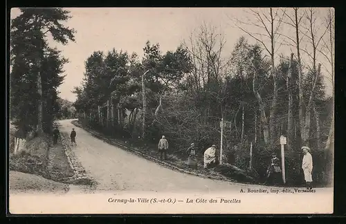 AK Cernay-la-Ville, La Cote des Pucelles