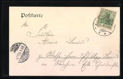 AK Gross Gerau, Gartenstrasse, Rathaus, Stadthaus