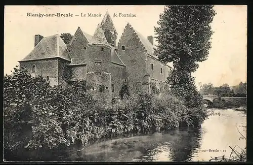 AK Blangy-sur-Bresle, Le Manoir de Fontaine