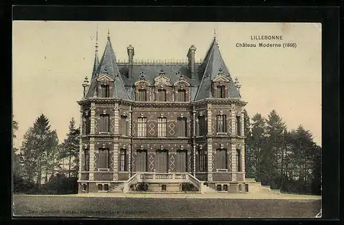 AK Lillebonne, Château Moderne 1866