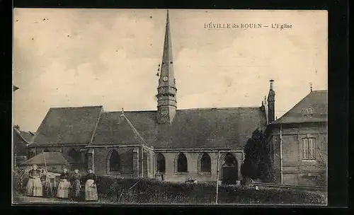 AK Déville-lès-Rouen, L`Église