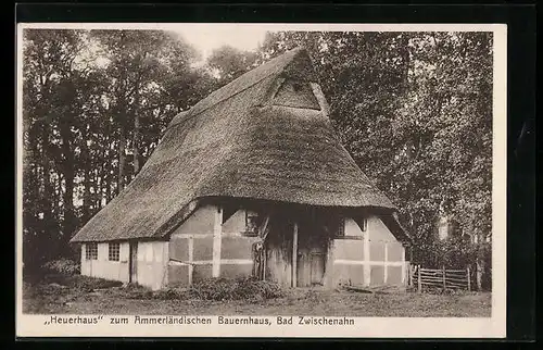 AK Bad Zwischenahn, Heuerhaus zum Ammerländischen Bauernhaus