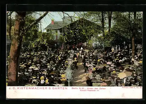 AK Berlin-Tiergarten, J. C. Kistenmachers Garten