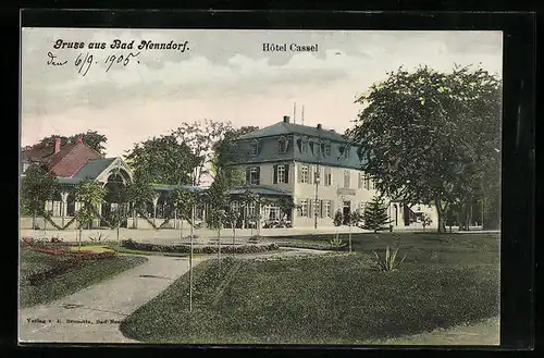 AK Bad Nenndorf, Blick auf Hotel Cassel