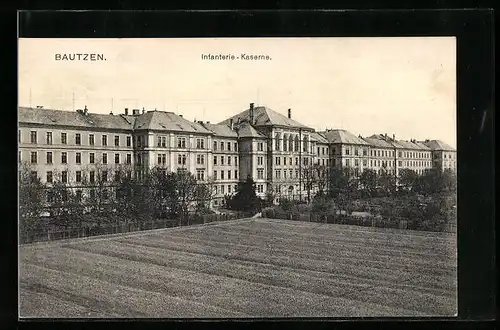 AK Bautzen, Blick auf die Infanterie-Kaserne