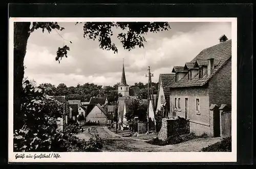 AK Gressthal /Ufr., Blick in den Ort