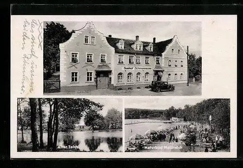 AK Dahlen i. Sa., Gasthof u. Pension Schmannewitz