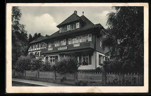 AK Königsfeld /Schwarzwald, Jugend-Erholungsheim Haus Braukmann
