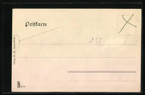 AK Bad Borby bei Eckernförde, Panorama, Segelschiffe, Seepferdchen und -stern