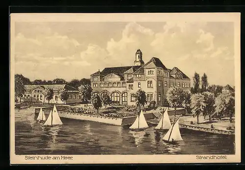 AK Steinhude am Meer, Blick auf das Strandhotel