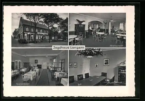 AK Lünen, Jagdhaus Langern mit Speisesaal & Jagdzimmer