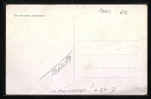 AK München, Der brennende Justizpalast