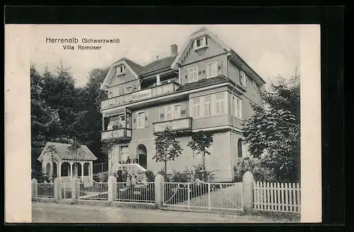 AK Herrenalb /Schwarzwald, Villa Romoser