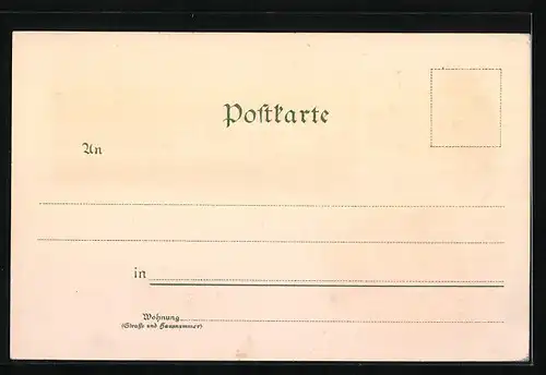 Lithographie Salzungen, Ortsansicht, Kurhaus und Gradierhaus