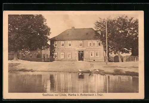 AK Horba b. Rottenbach /Thür., Gasthaus zur Linde
