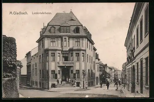 AK M. Gladbach, Blick auf Liedertafelheim