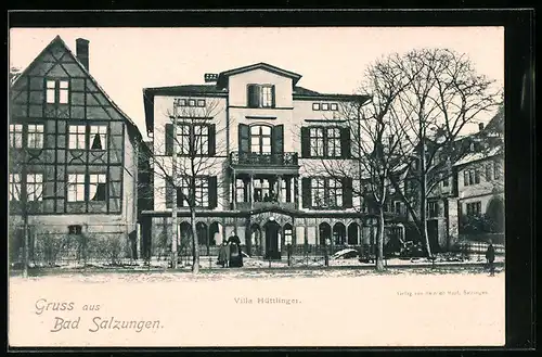 AK Bad Salzungen, Hotel Villa Hüttlinger