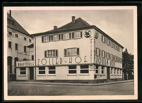 AK Sigmaringen, Gasthof Zoller Hof