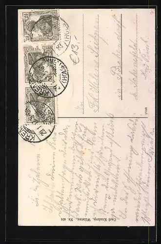 AK Schenefeld, Colonialwaren H. Reese, Kirche