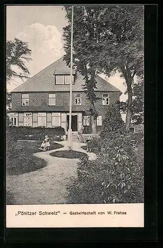 AK Scharbeutz, Gasthaus Pönitzer Schweiz von W. Frehse