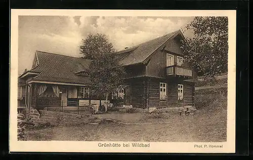 AK Bad Wildbad, Gasthaus Grünhtte