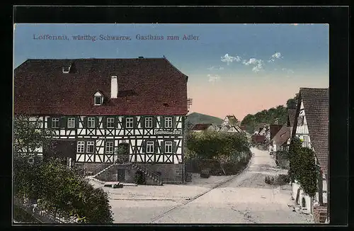 AK Loffenau, Gasthaus zum Adler