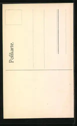 AK junges Kind im Profil, Scherenschnitt