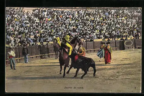 AK Suerte de vara, Torero beim Stierkampf