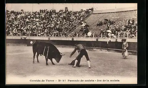 AK Corrida de Toros, Pasando de muleta, Jeu de la muleta, Stierkampf