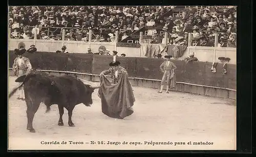 AK Corrida de Toros, Juego de capa, Préparando para el matador, Stierkampf