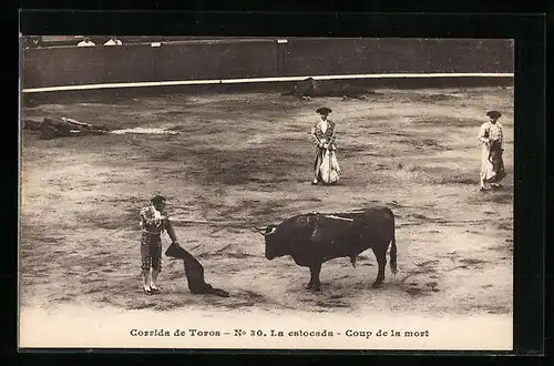 AK Corrida de Toros, La estocada, Coup de la mort, Stierkampf