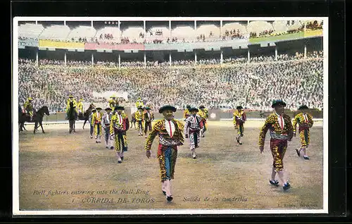 AK Corrida de Toros, Salida de la cuadrilla, Stierkampf